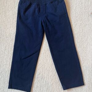 The Beaufort Bonnet Company Sheffield Pants in Nantucket Navy Elastic Waist Sz 5
